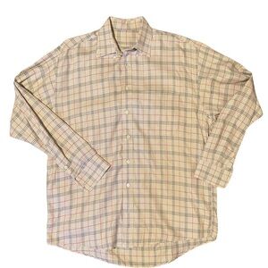 Burberry London Men’s size Large Classic Plaid Shirt
